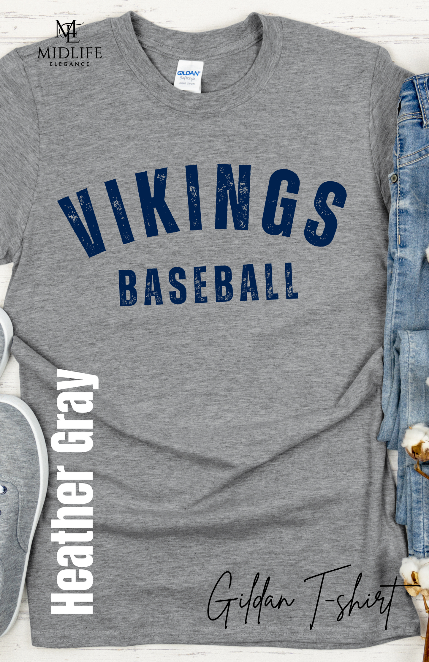 Youth and Adult Size OLFCS Curved Vikings Baseball/Softball Apparel