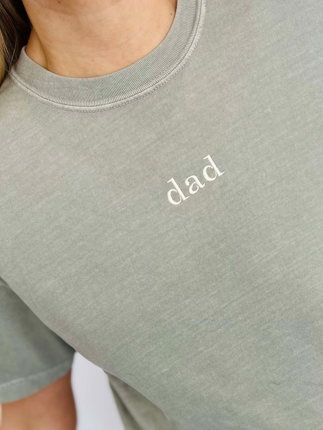 Dad. Simple Embroidered Tee