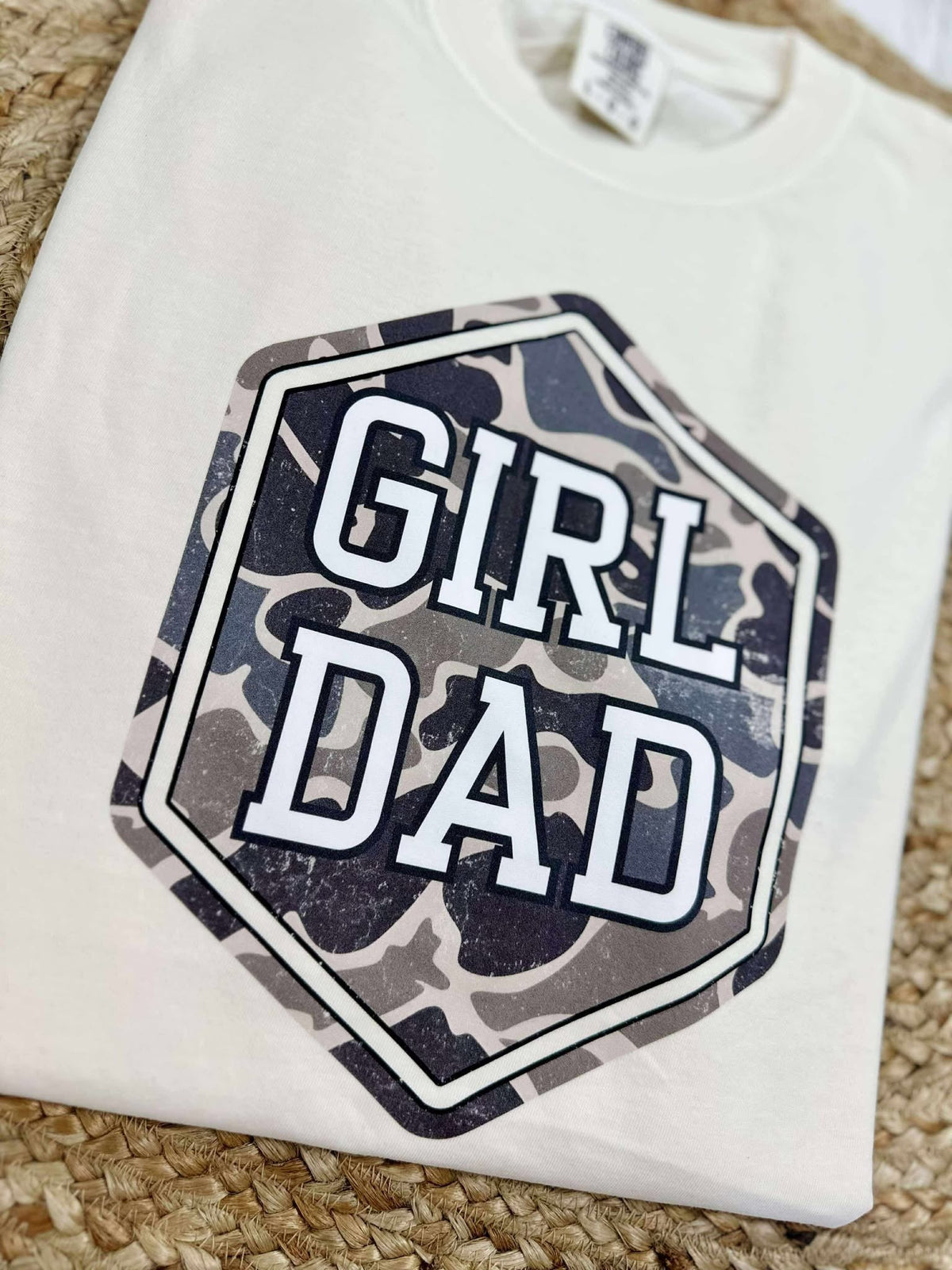 Dad Camo Fathers Day Graphic Tee