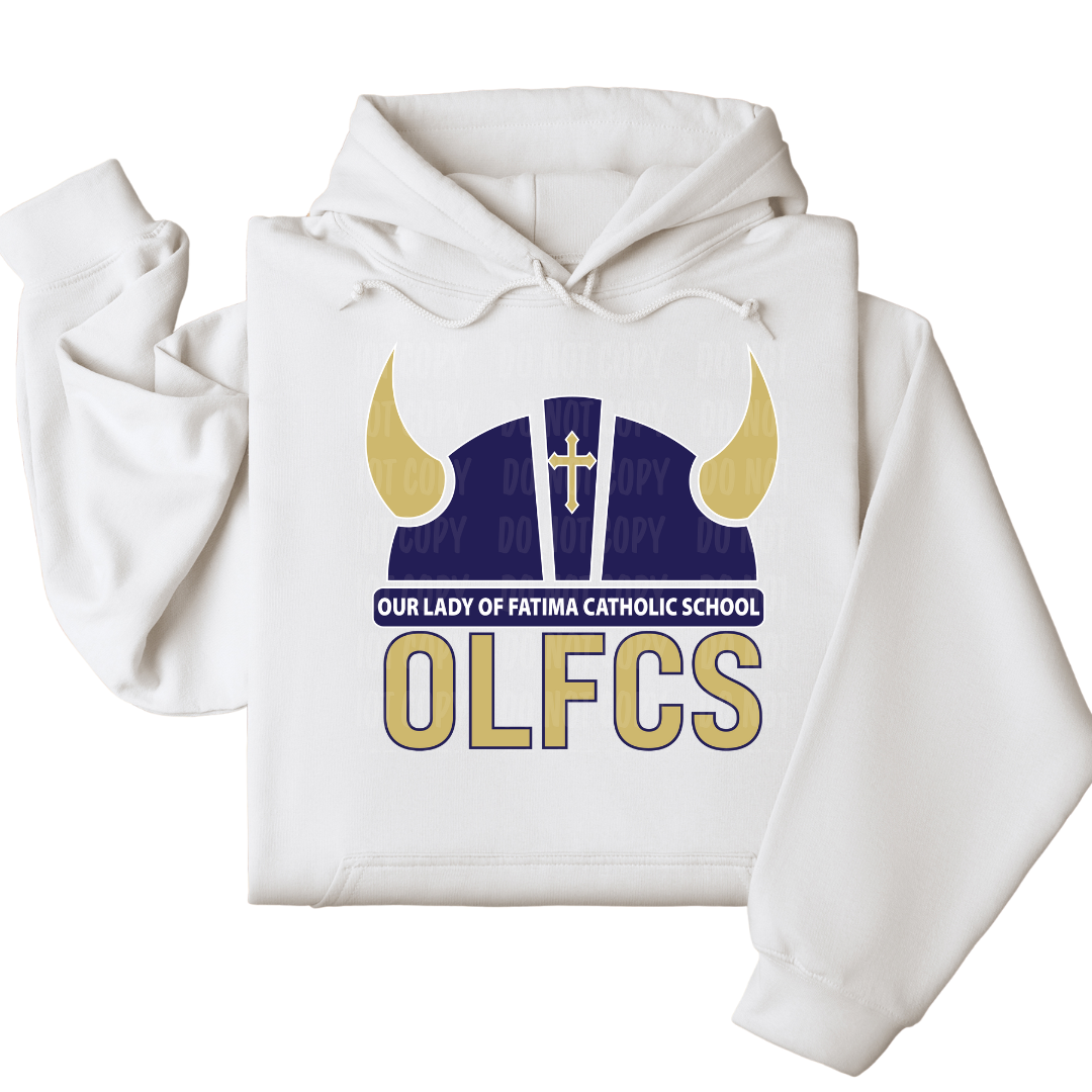 Child Size OLFCS Viking Mascot Shield Sweatshirt