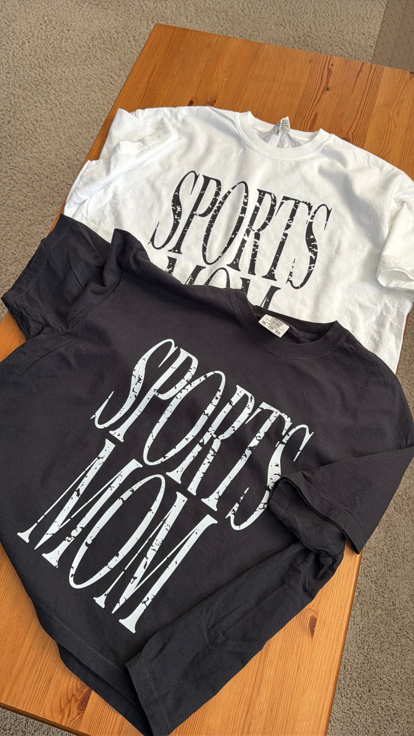 Sports Mom Graphic Tee | Comfort Colors | Boxy Crop or Unisex
