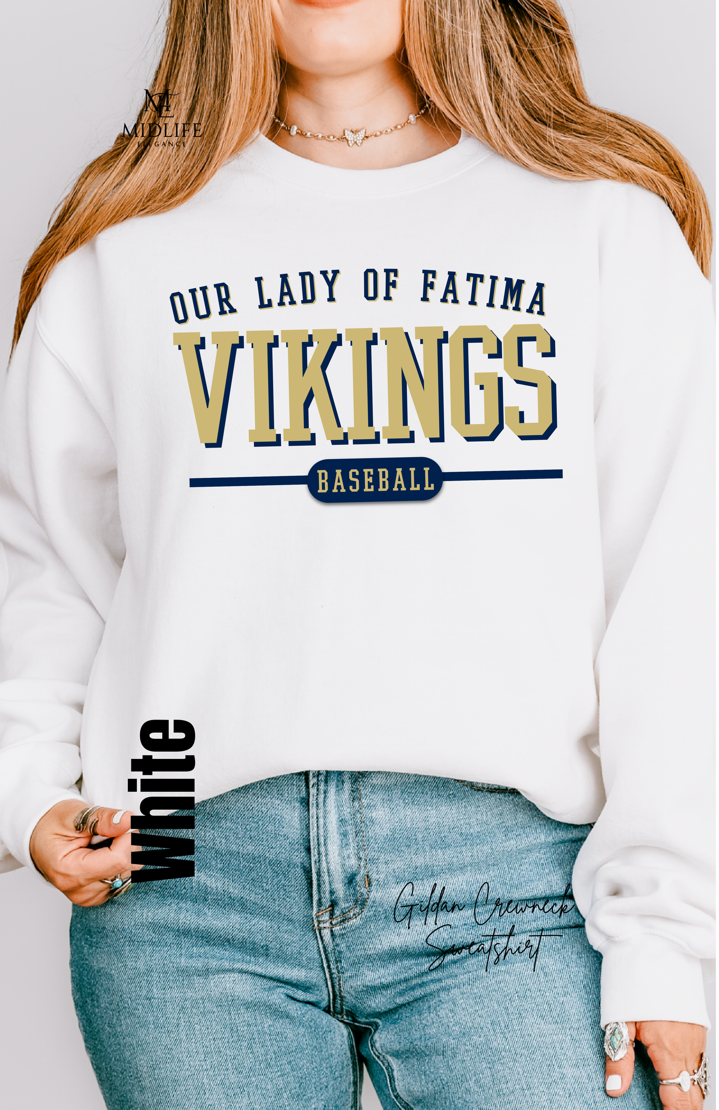 Youth and Adult Size OLFCS Our Lady Of Fatina Vikings Baseball/Softball Apparel