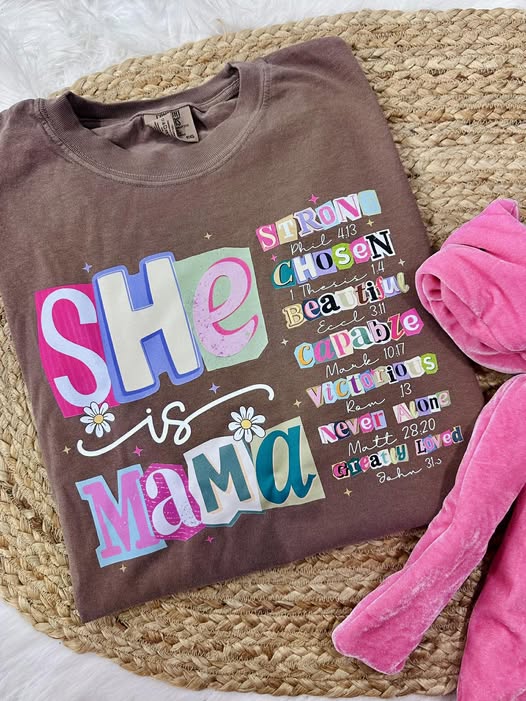 She Is Mama Verses DTF Apparel