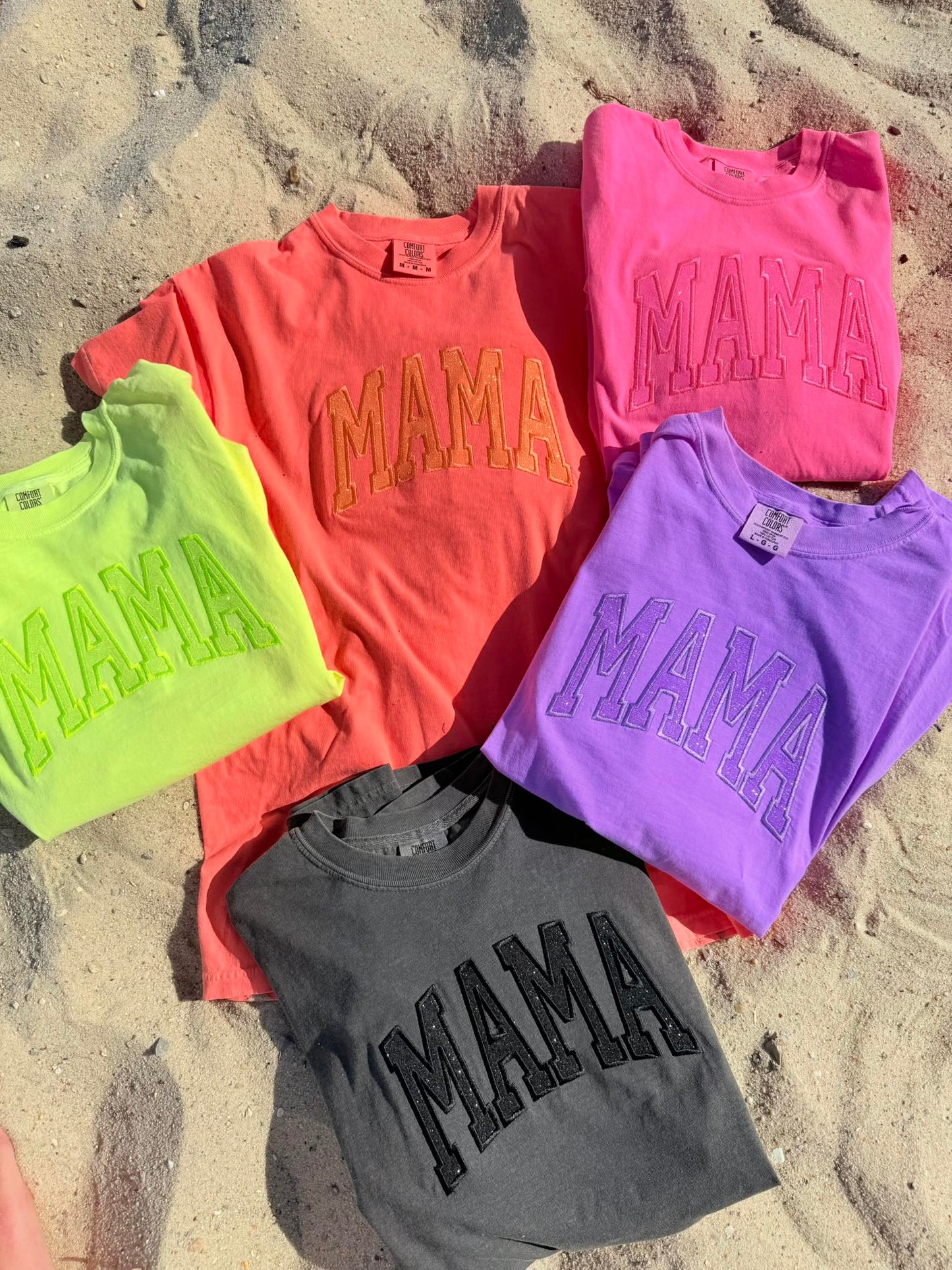 CUSTOM GLITTER APPLIQUE T SHIRT