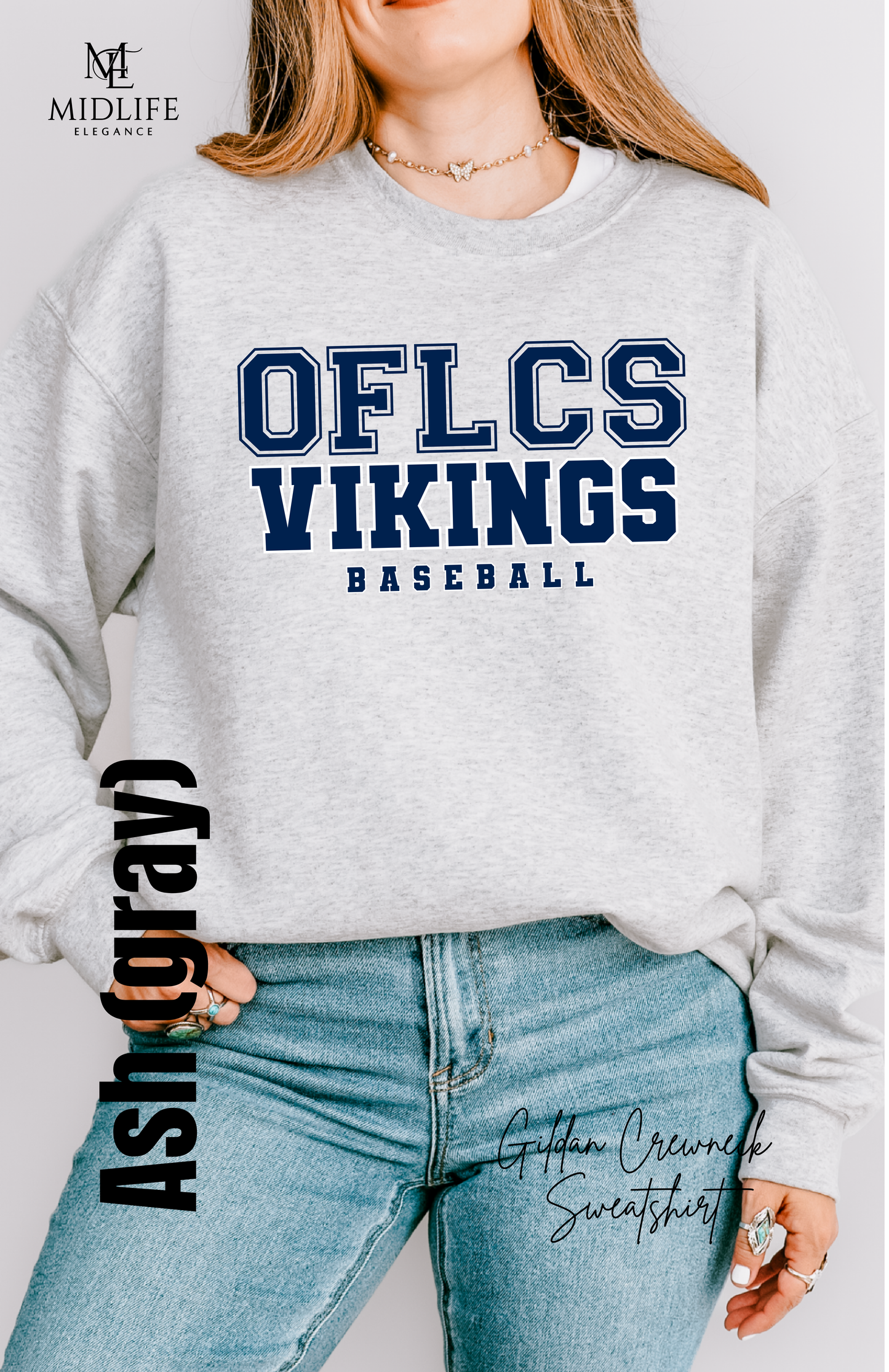 Youth and Adult Size OLFCS Blue Vikings Baseball/Softball Apparel