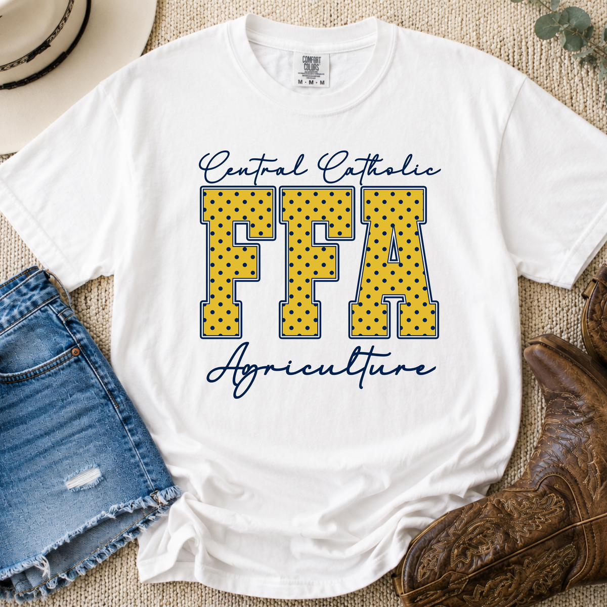 FFA Polka Dot Script Tee | Women's