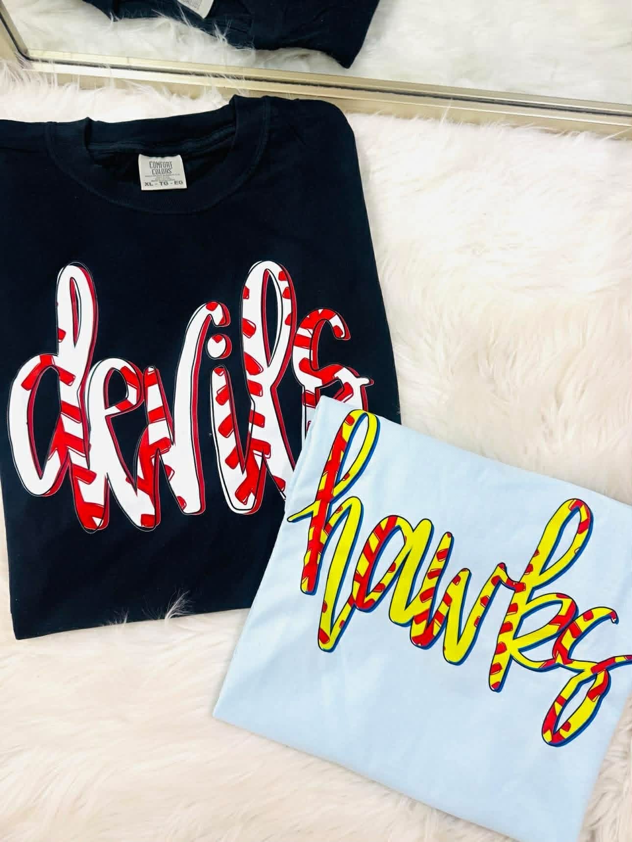 Baseball / Softball Sport Cursive DTF Graphic Apparel