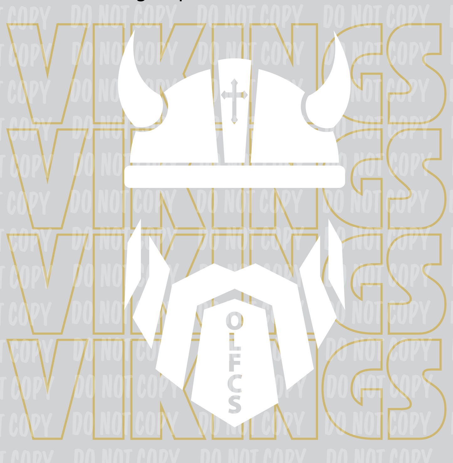 Adult Size OLFCS Viking Repeat Spirit Tee