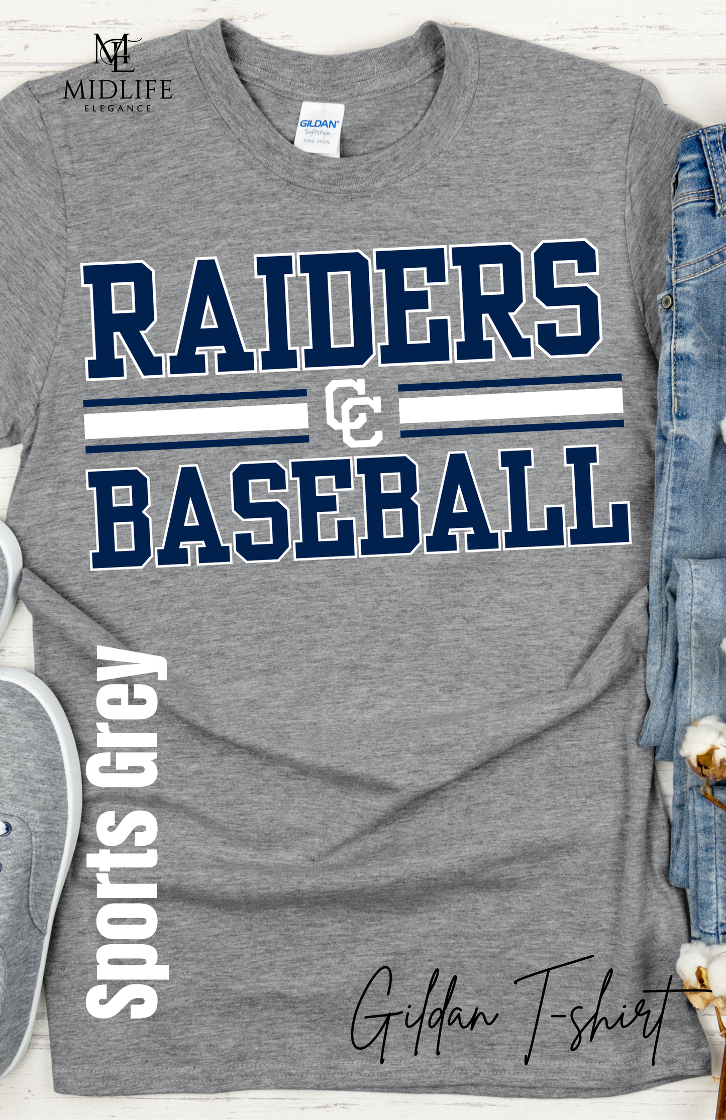 Youth and Adult Size CCHS Raiders Mascot Baseball/Softball Apparel