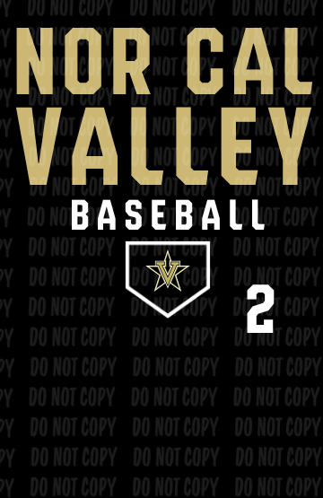 Design 2 - Nor Cal Valley Baseball Home Plate | Adult