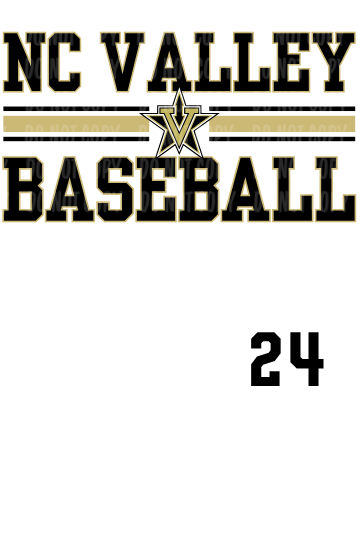 Design 24 - NC Valley Star Bar Baseball | Adult