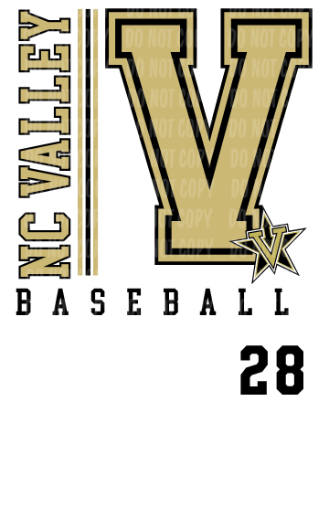 Design 28 - NC Valley Big V Baseball | Youth