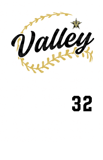 Design 32 - Valley Script Baseball Circle | Youth