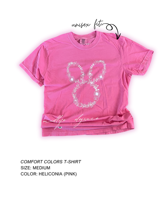 Floral Bunny Comfort Colors Tee