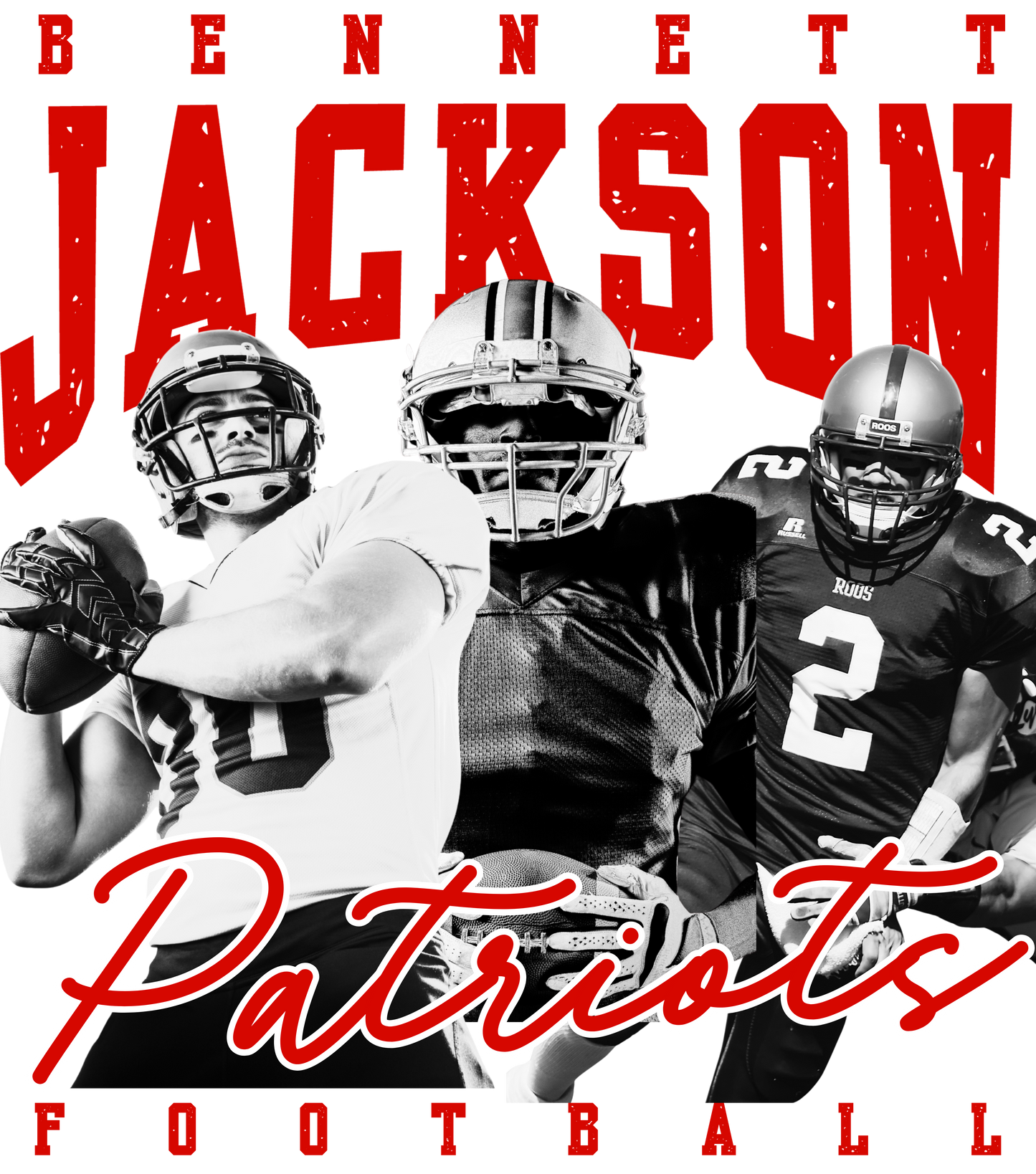 Custom Photo Collage Sports Shirt - Personalized Player Action Shot