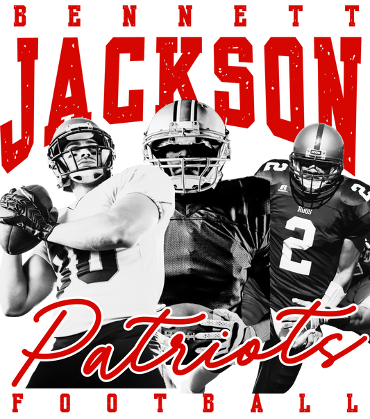 Custom Photo Collage Sports Shirt - Personalized Player Action Shot
