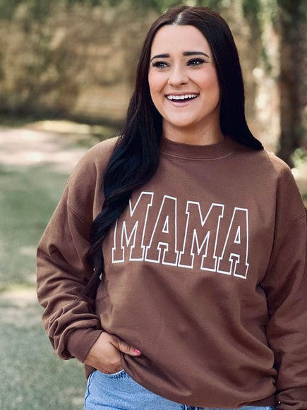 Mama Varsity Tonal Embroidered