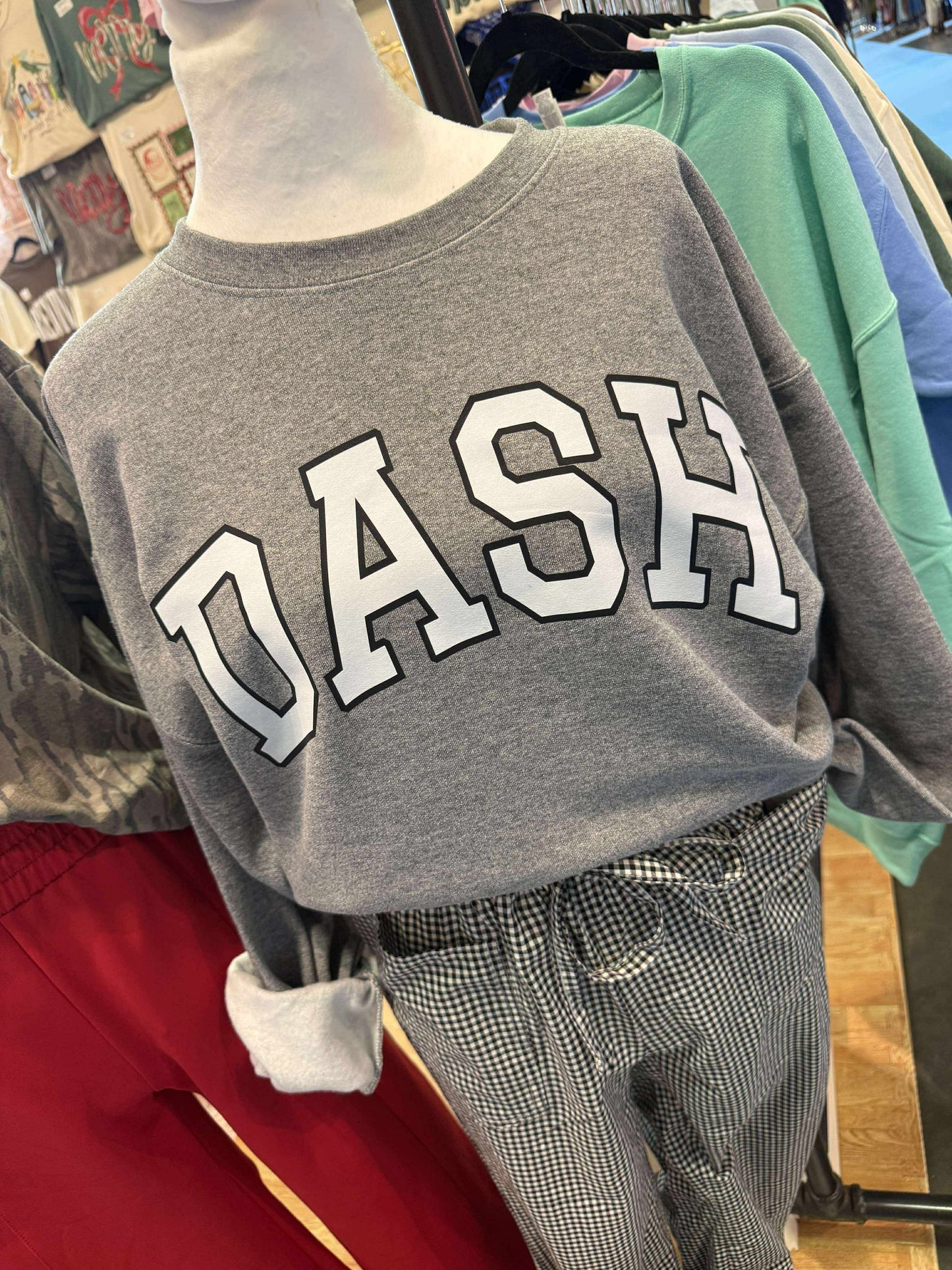 Iconic Oversized Varsity DTF Graphic Sweatshirt
