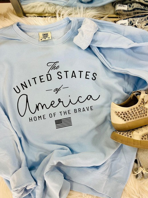 The United States Of America Patriotic Sweatshirt