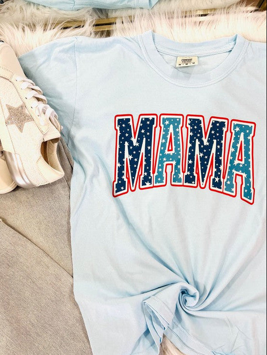 Mama Stars Varsity Curve Apparel
