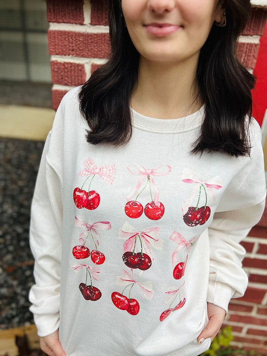 Cherry Bow's Trio Stack Sweatshirt