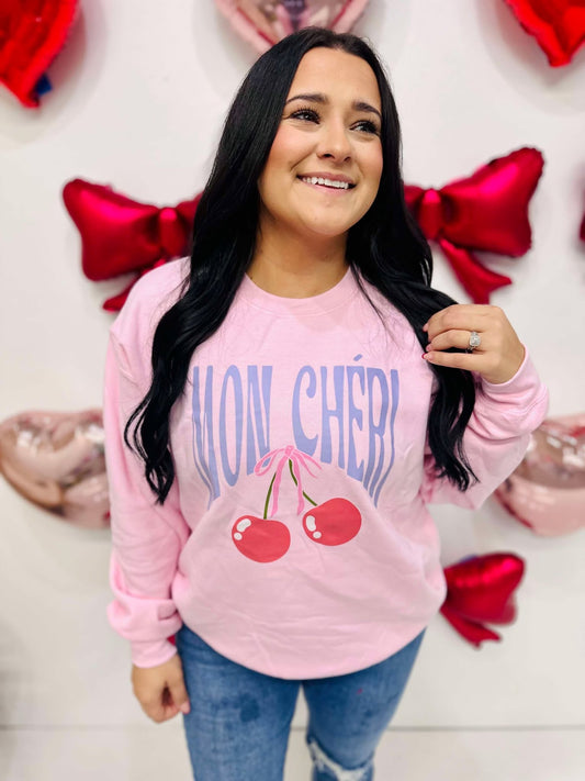 Mon Cheri Cherry DTF Sweatshirt