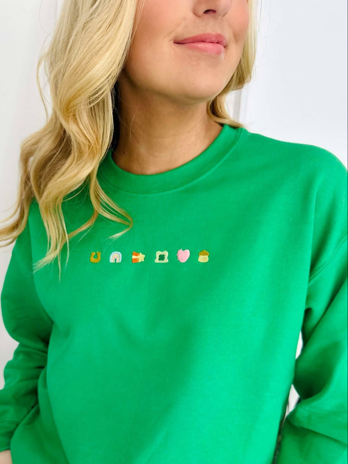 Lucky Marshmallow's Embroidered Sweatshirt