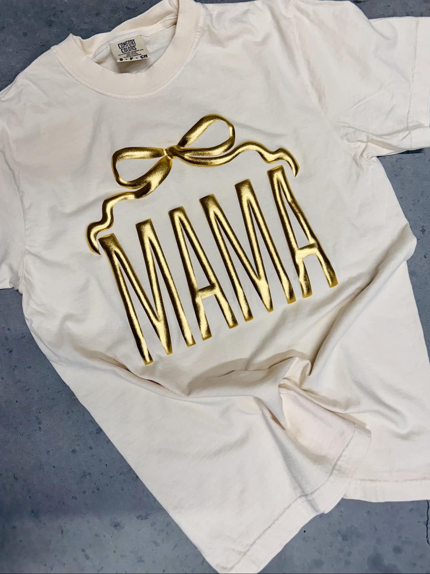 Custom Coquette Name Bow Puff Top