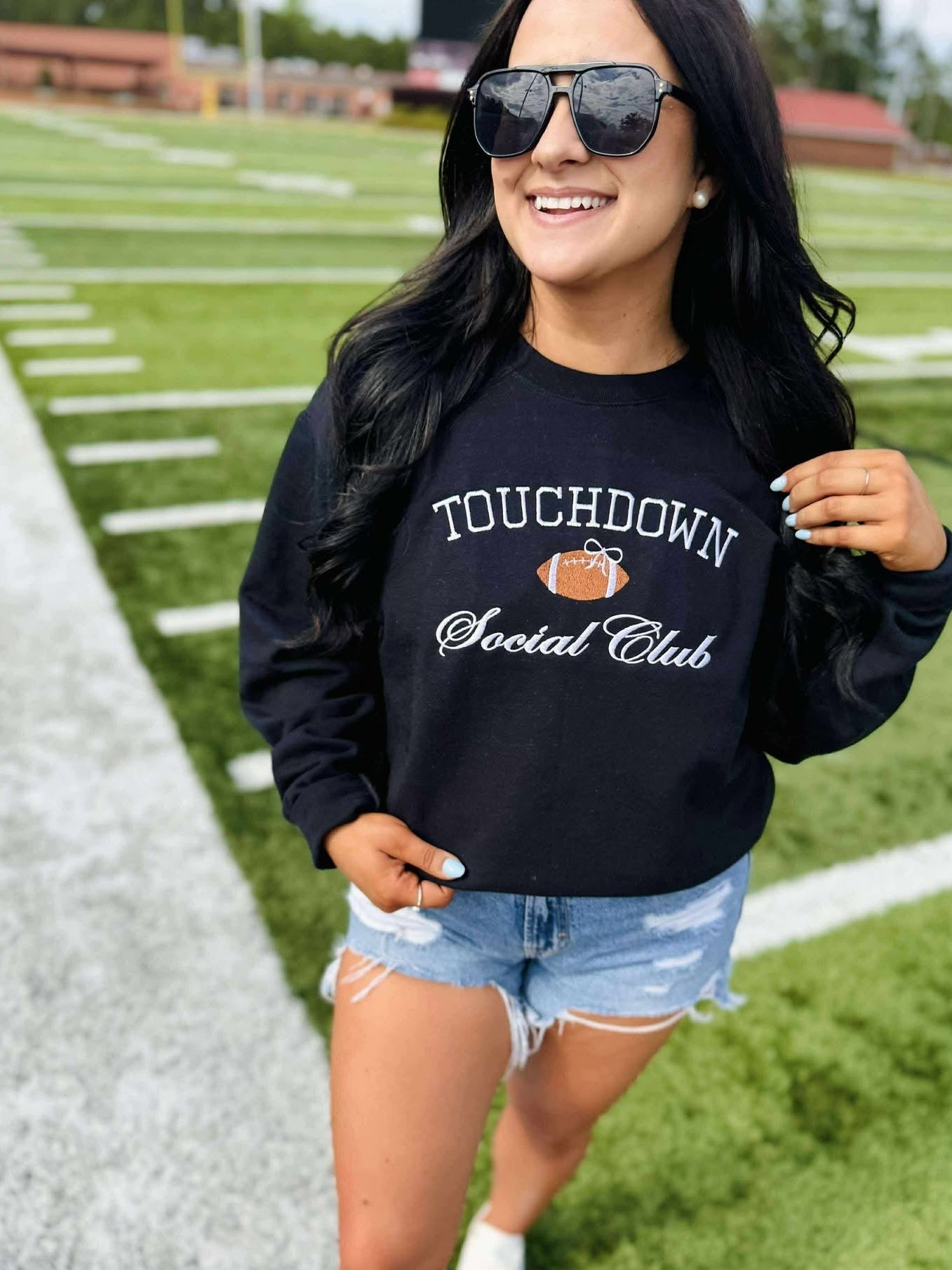 Touchdown Social Club Embroidered Sweatshirt