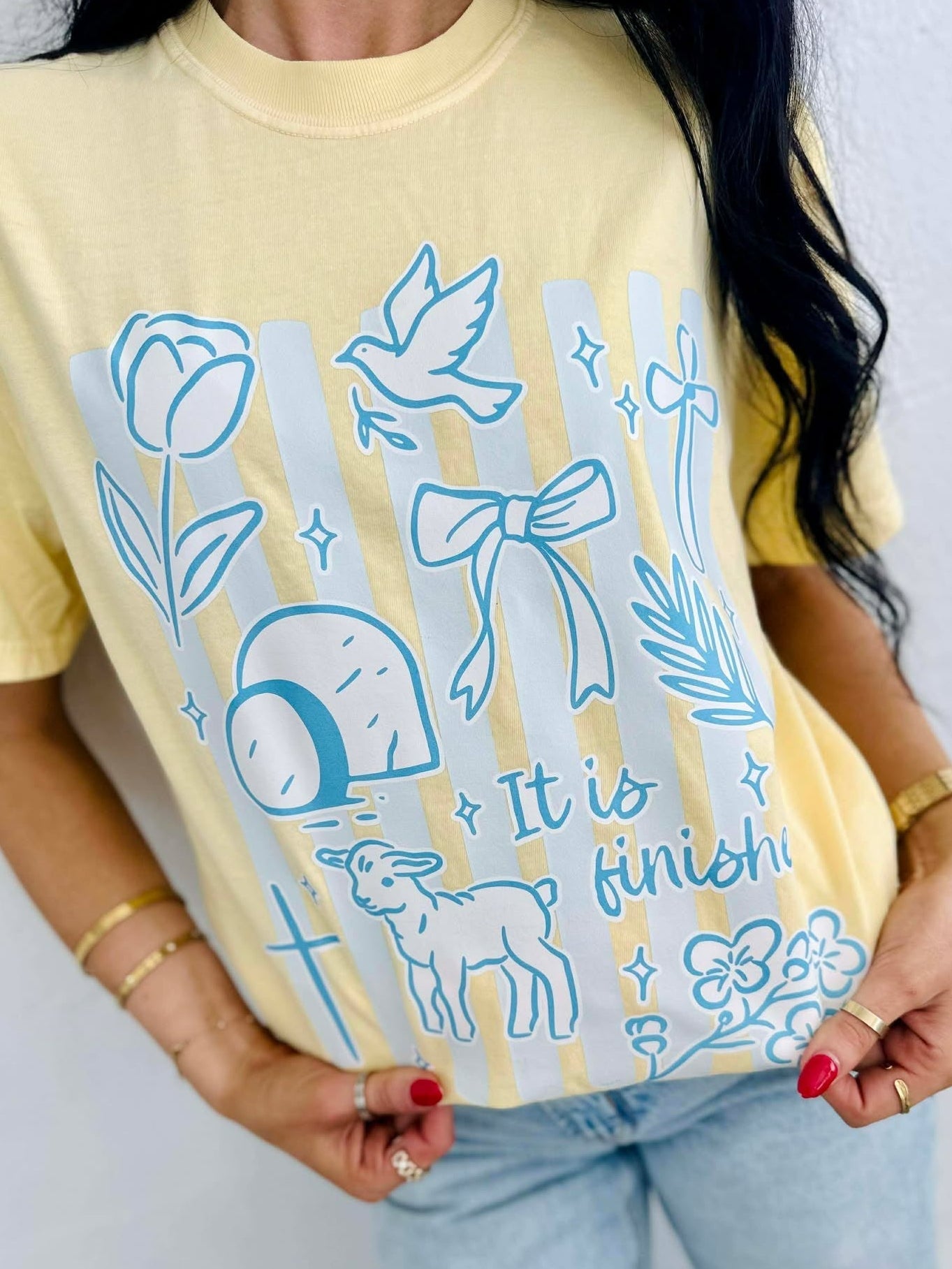 It Is Finished Pastel DTF Apparel
