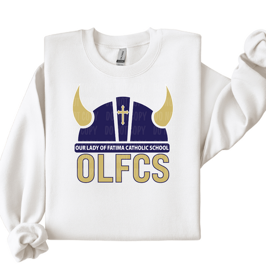 Adult Size OLFCS Viking Mascot Shield Sweatshirt