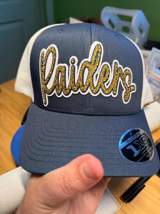 Custom Glitter Patch Trucker Hat