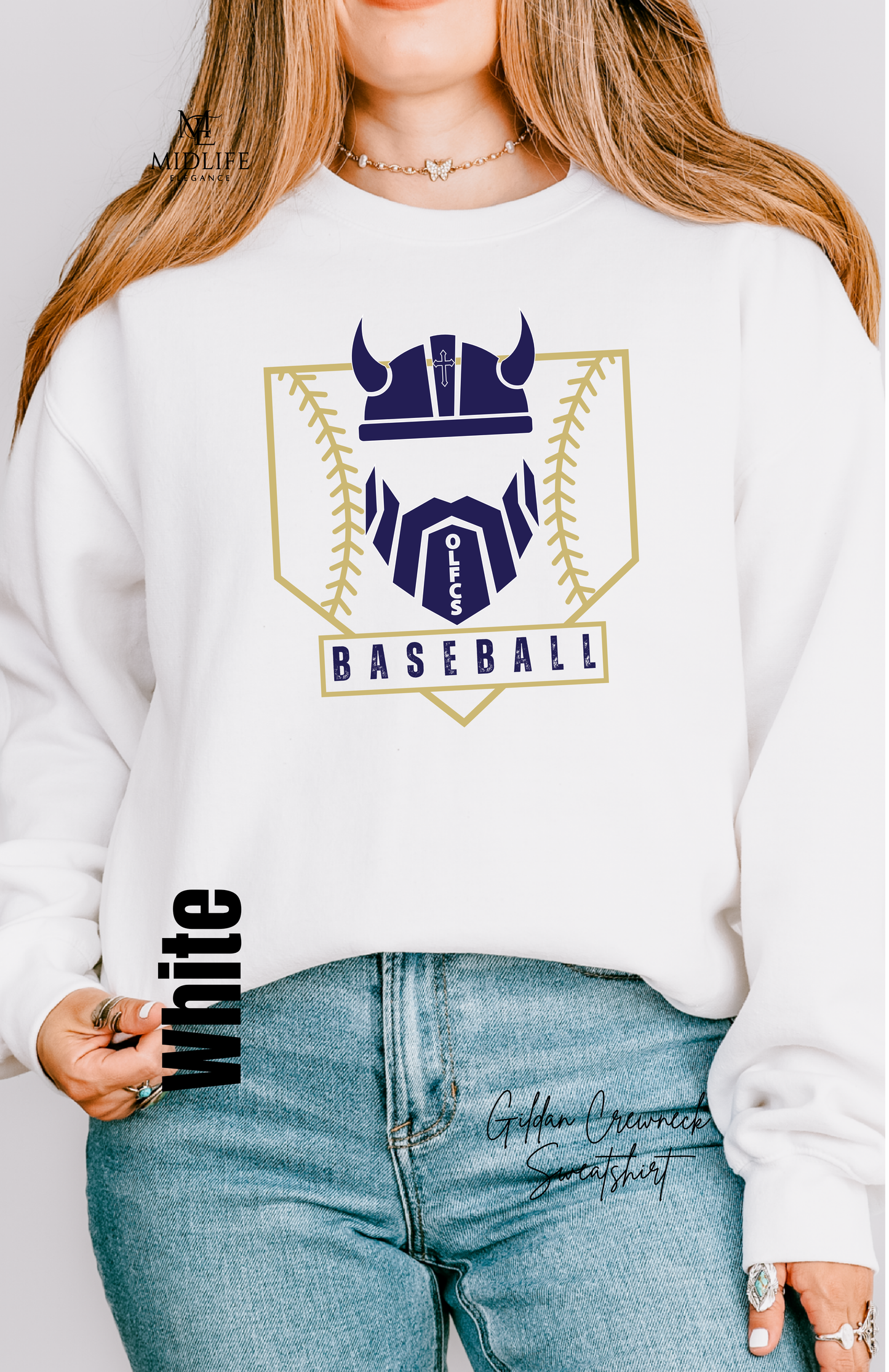 Youth and Adult Size OLFCS Home Base Vikings Baseball/Softball Apparel