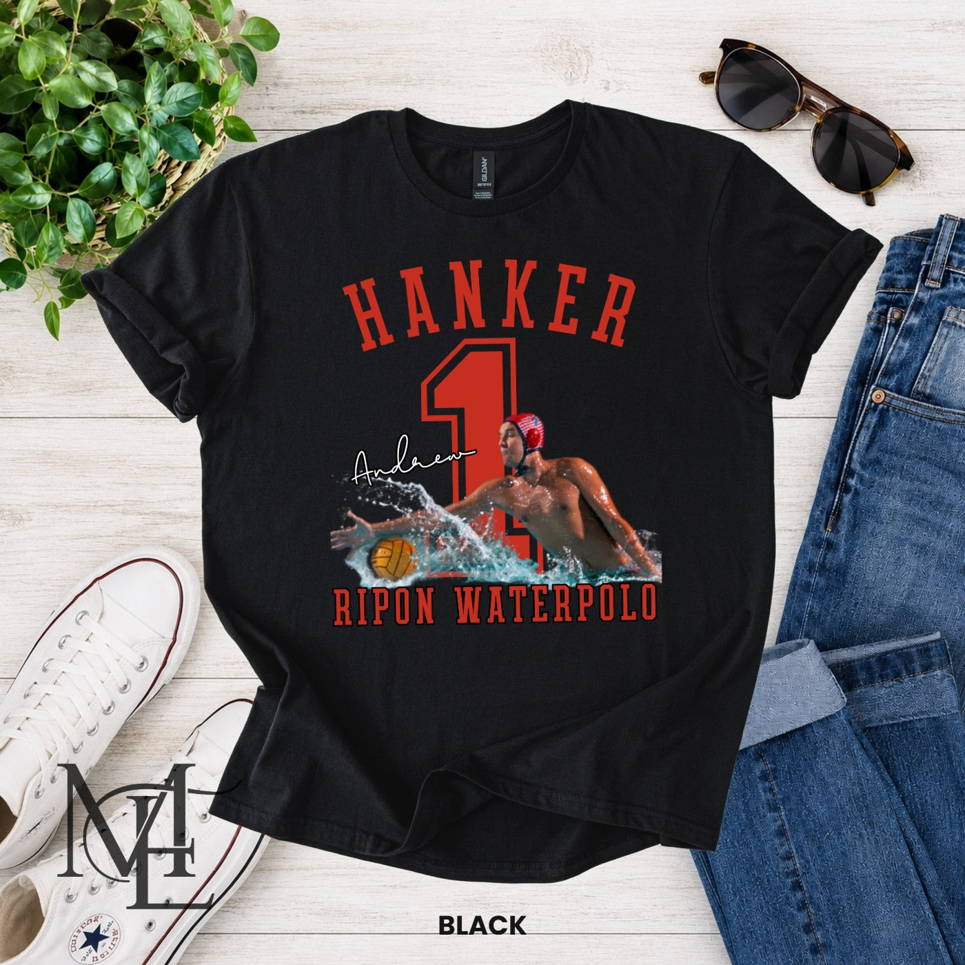 Custom Senior Athlete Photo Shirt