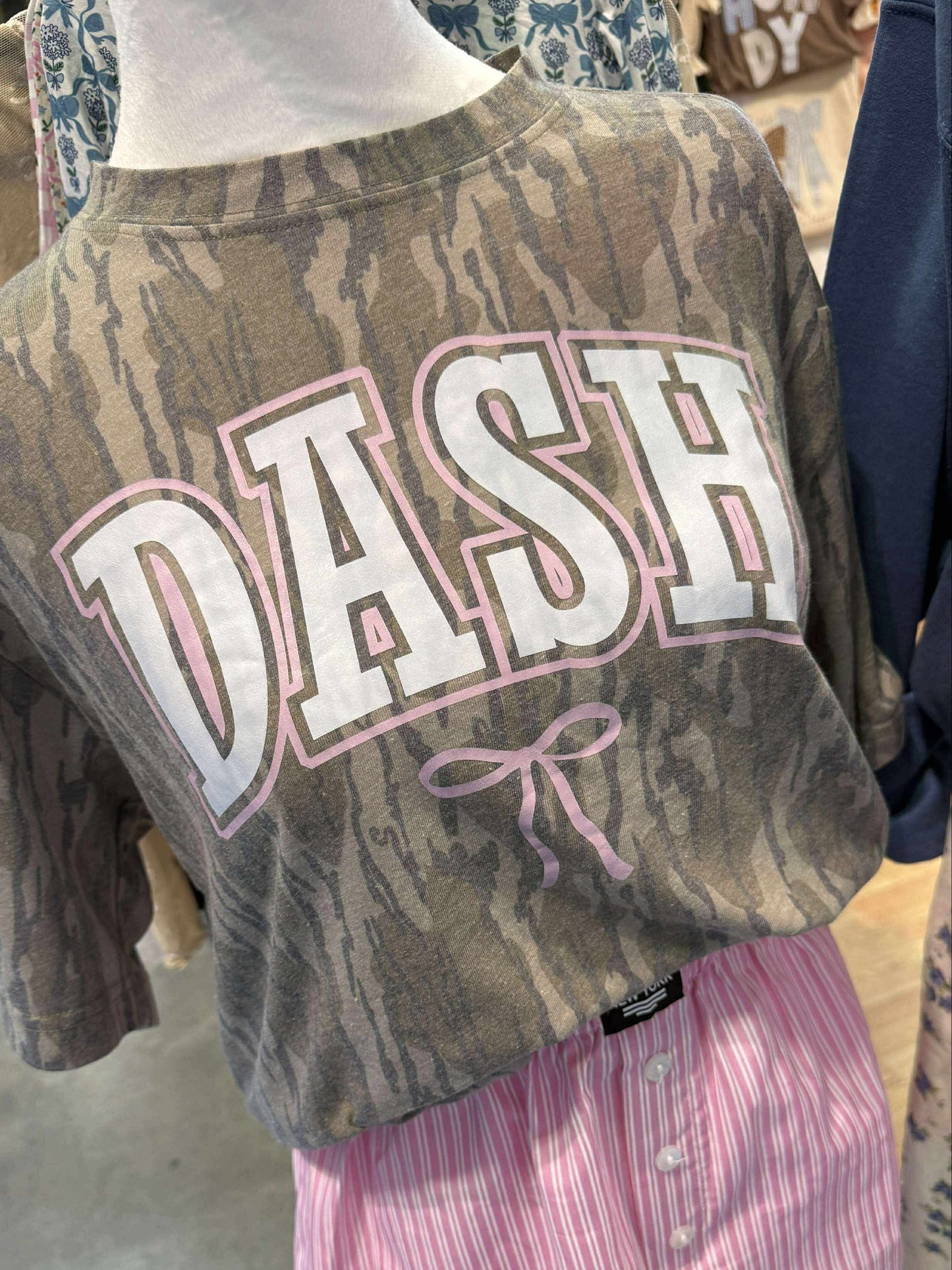 Custom Camo State Bow Graphic Tee