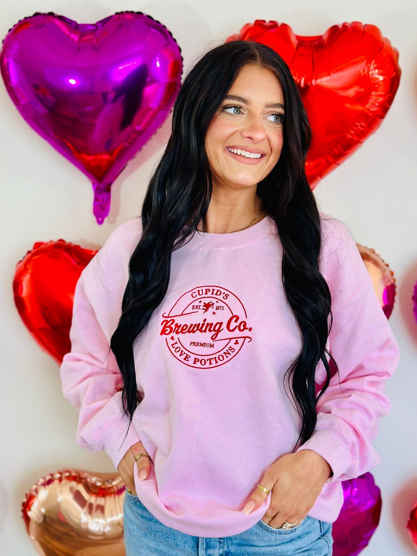 Cupid's Brewing Company Embroidered Sweatshirt