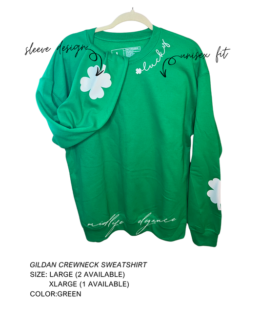 Lucky Clovers Crewneck Sweatshirt
