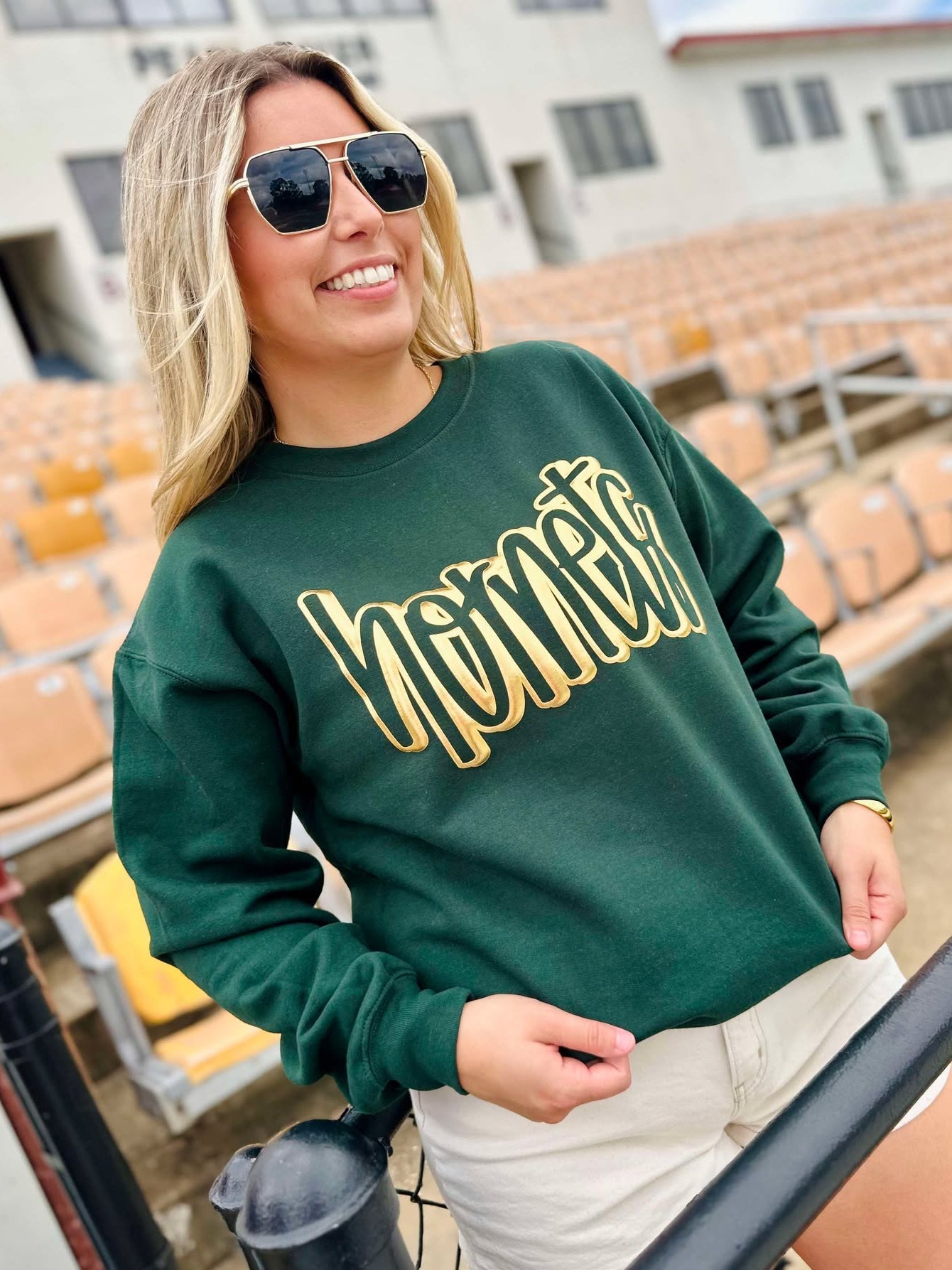 Hand Drawn 3D Puff Graphic Sweatshirt