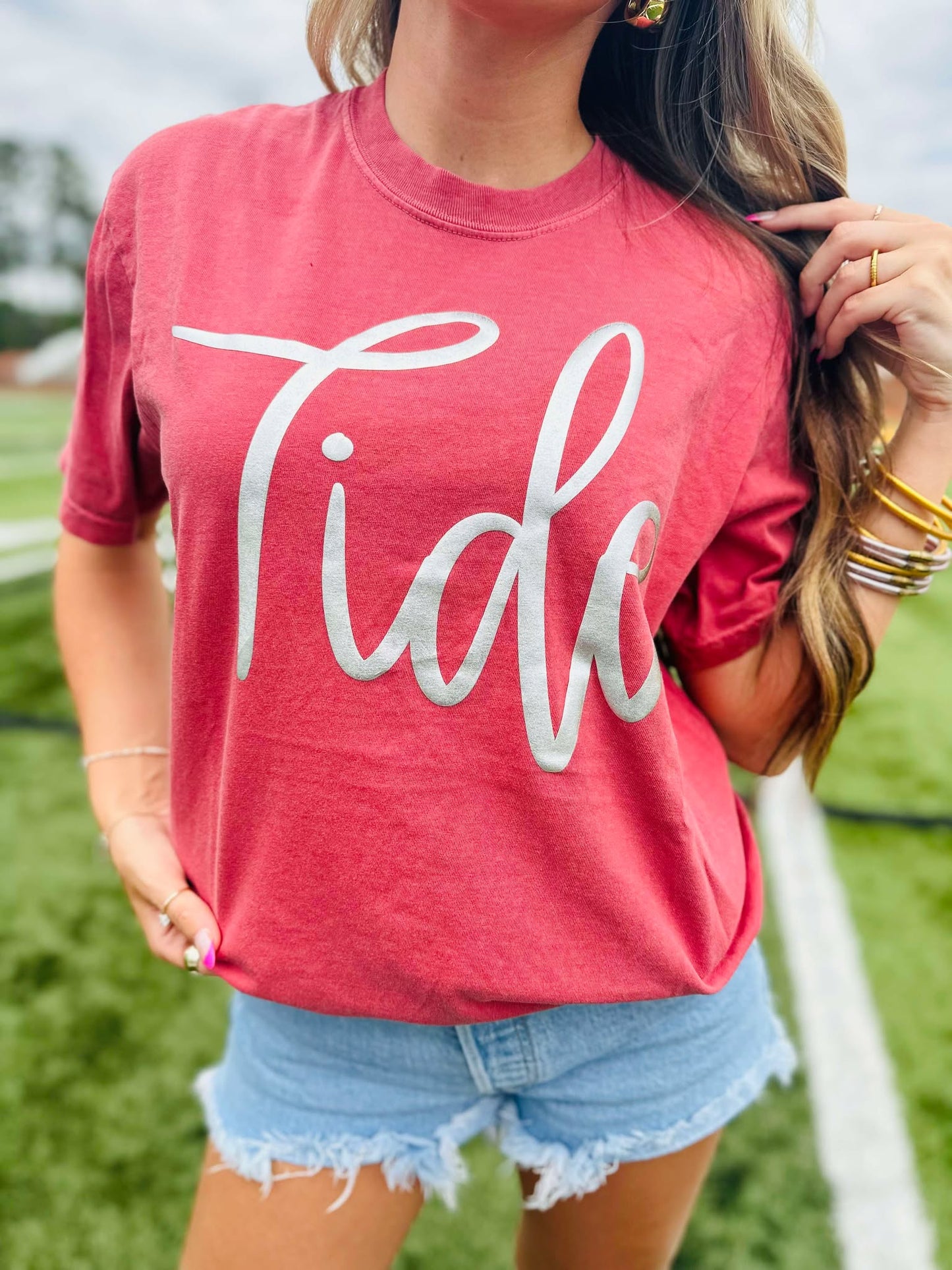 Custom Jumbo Cursive Tee