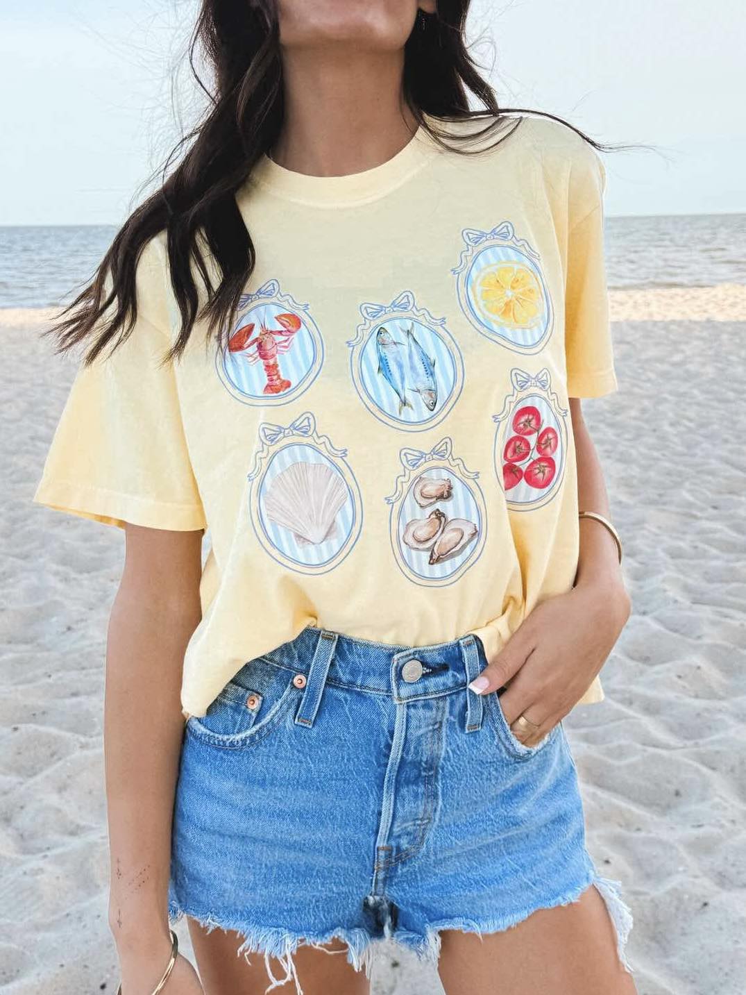 Coquette Coastal Frames DTF Graphic SPRING26 Tee