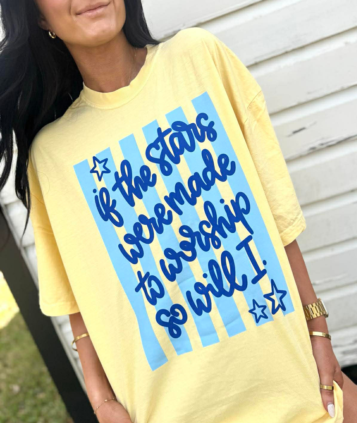 Stars Were Made to Worship Stripes DTF Design
