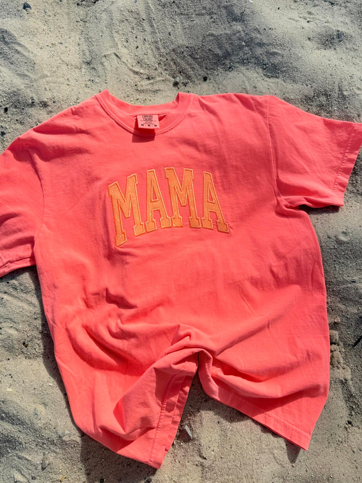 CUSTOM GLITTER APPLIQUE T SHIRT