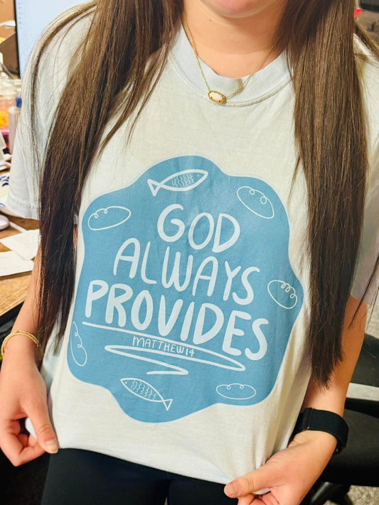 God Always Provides Matthew 14 DTF