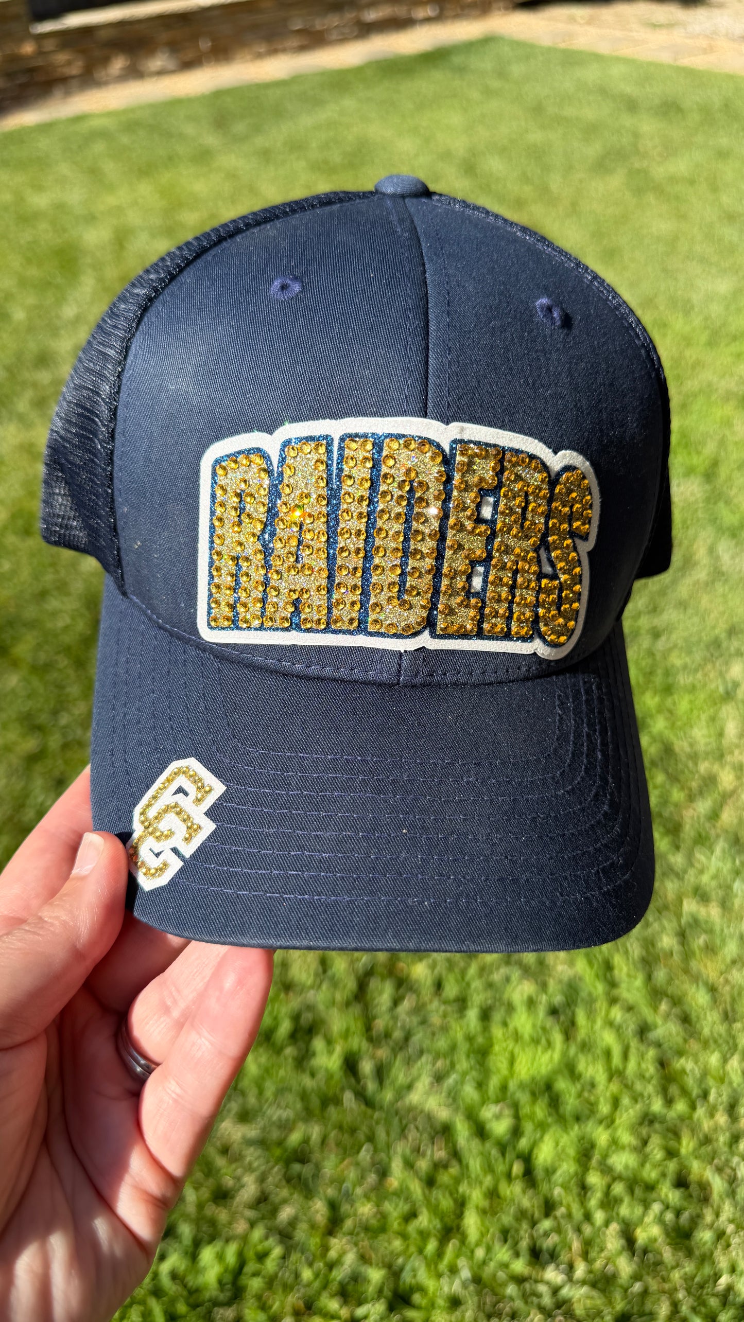 Custom Glitter Patch Trucker Hat
