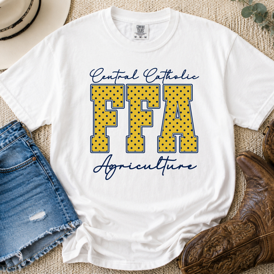 FFA Polka Dot Script Tee | Women's