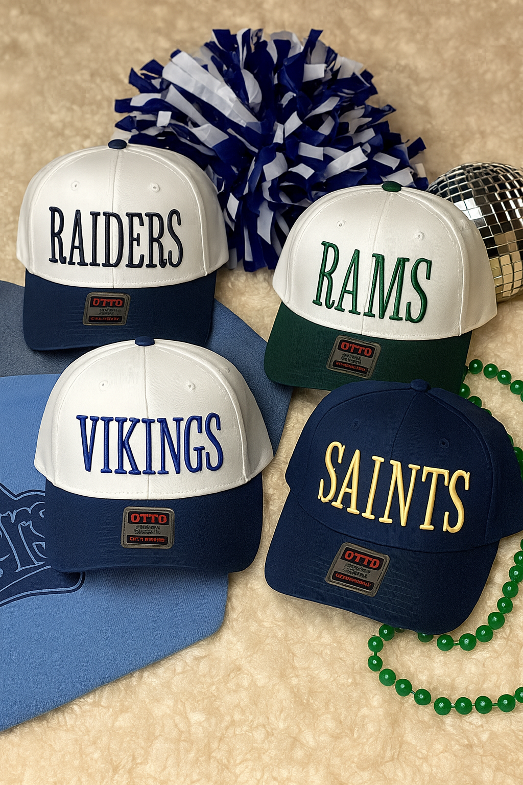 Custom Mascot Embroidered Hat Collection