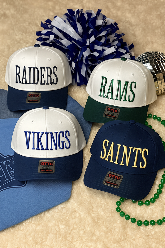 Custom Mascot Embroidered Hat Collection