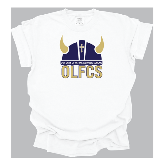 Adult Size OLFCS Viking Mascot Shield Tee
