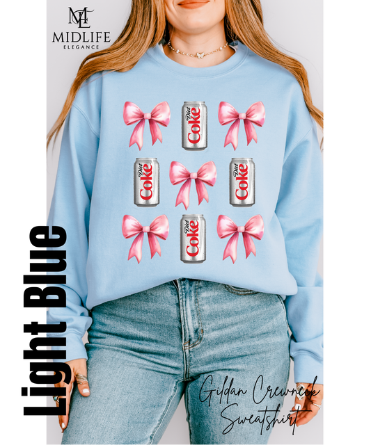 Diet Coke and Bows Sweatshirt
