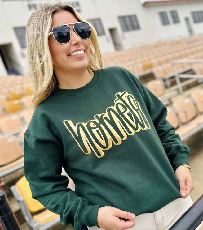 Hand Drawn 3D Puff Custom Word Sweatshirt
